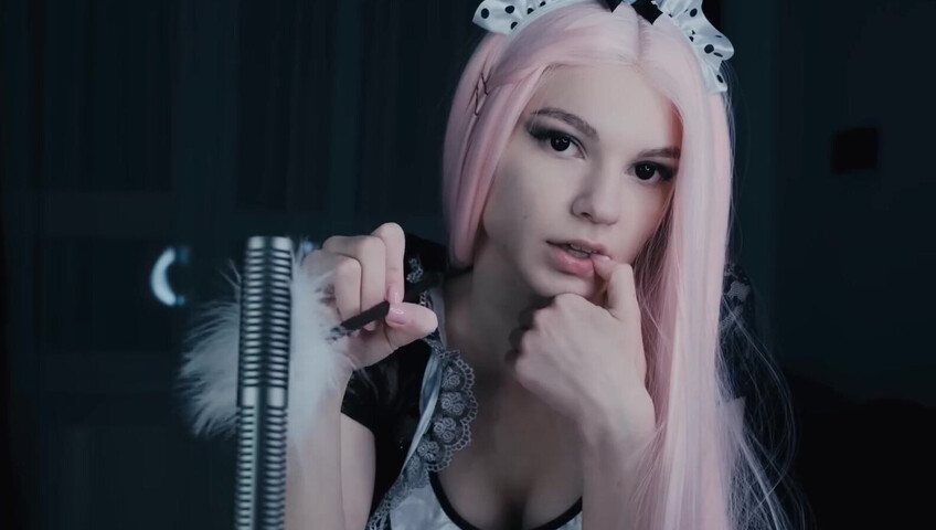 Soly ASMR - MAID Will Clean You - Licking Mic - Ears Eating