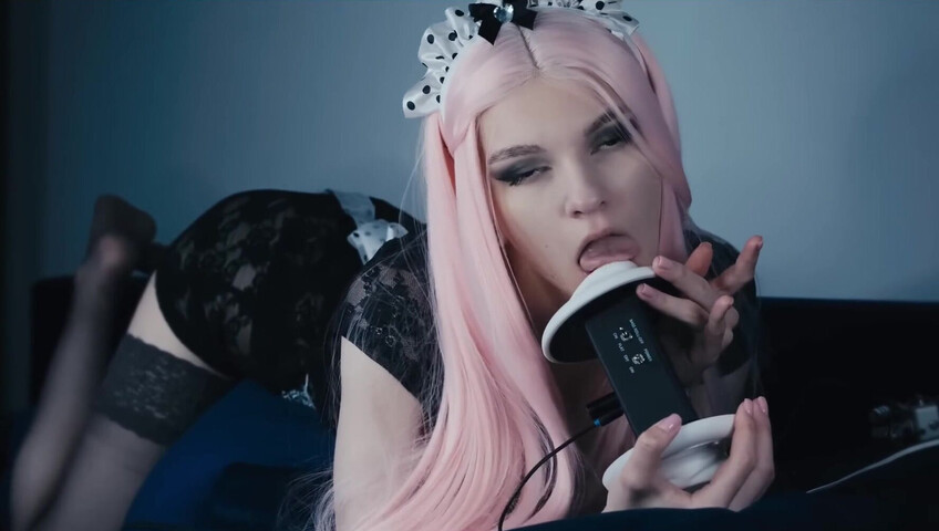 Soly ASMR - MAID Will Clean You - Licking Mic - Ears Eating