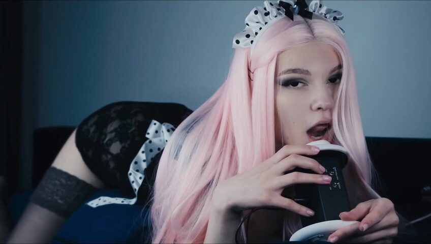 Soly ASMR - MAID Will Clean You - Licking Mic - Ears Eating