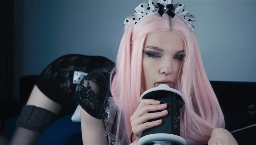 Soly ASMR - MAID Will Clean You - Licking Mic - Ears Eating