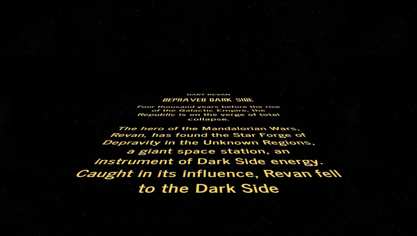 SonyaVibe - Star Wars Story Darth Revan Depraved Dark Side