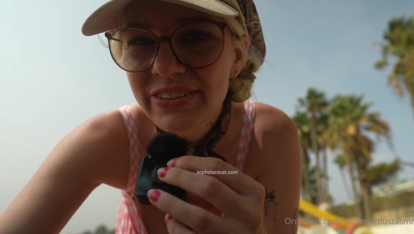 Soph Stardust ASMR Lewd ASMR at the beach