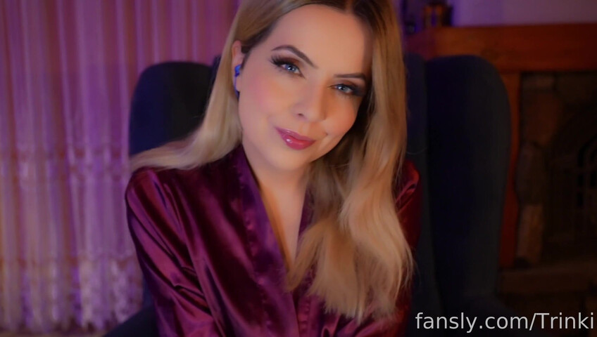 TRINKI ASMR HOT skype call with your horny girlfriend