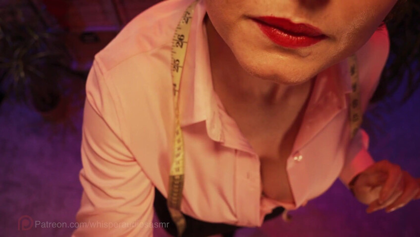 WhisperAudios ASMR - Flirty Stylist Measures Every Inch of You