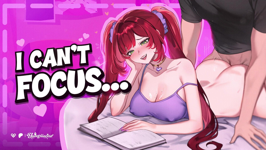 Yumprincess - Nerdy College Girl Worships Your Cock While You Study