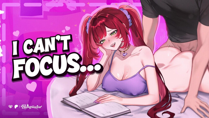 Yumprincess - Nerdy College Girl Worships Your Cock While You Study