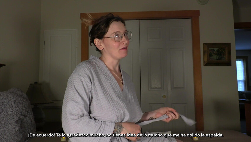 Masaje de cumpleaños para madrastra 4K