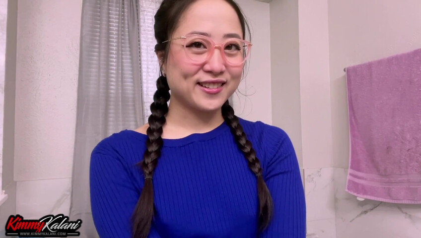 Kimmy Kalani - Cheating BF | POV ASMR - Asian Co-worker Sucks BBC at Work Party