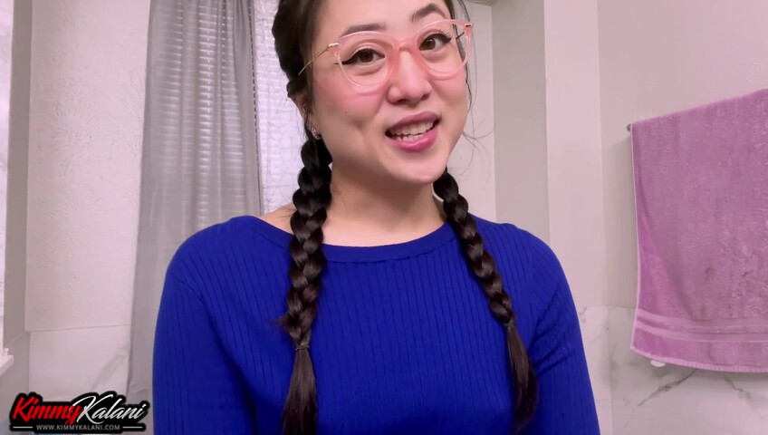 Kimmy Kalani - Cheating BF | POV ASMR - Asian Co-worker Sucks BBC at Work Party