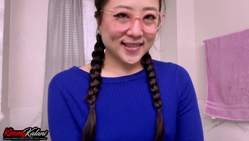 Kimmy Kalani - Cheating BF | POV ASMR - Asian Co-worker Sucks BBC at Work Party