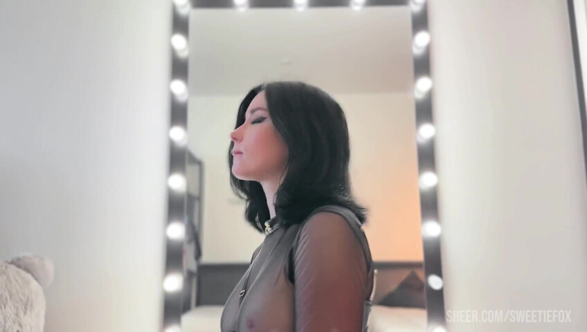 Sweetie Fox - Black Metal Girl in Stockings Anal Hard Fucks to Facial POV