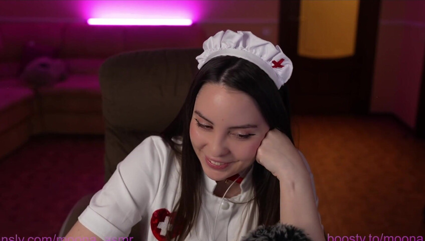 Moona ASMR - 27 September - 2025 - Fansly Live Stream | Nurse RP