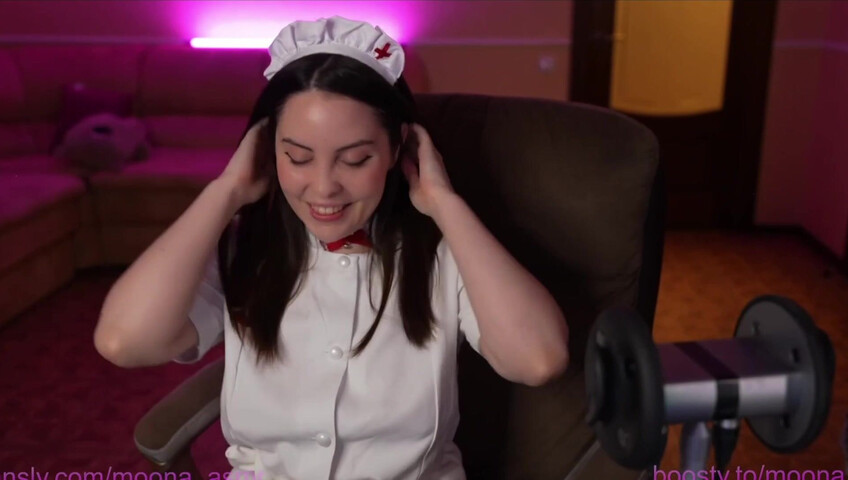 Moona ASMR - 27 September - 2025 - Fansly Live Stream | Nurse RP