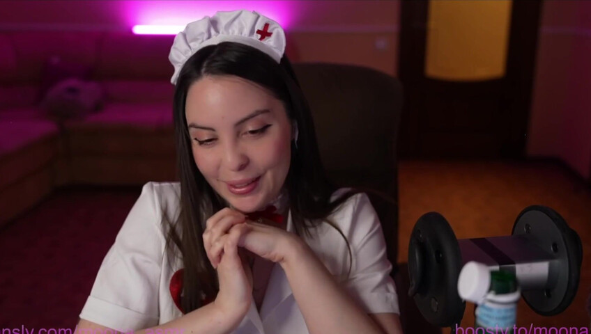 Moona ASMR - 27 September - 2025 - Fansly Live Stream | Nurse RP