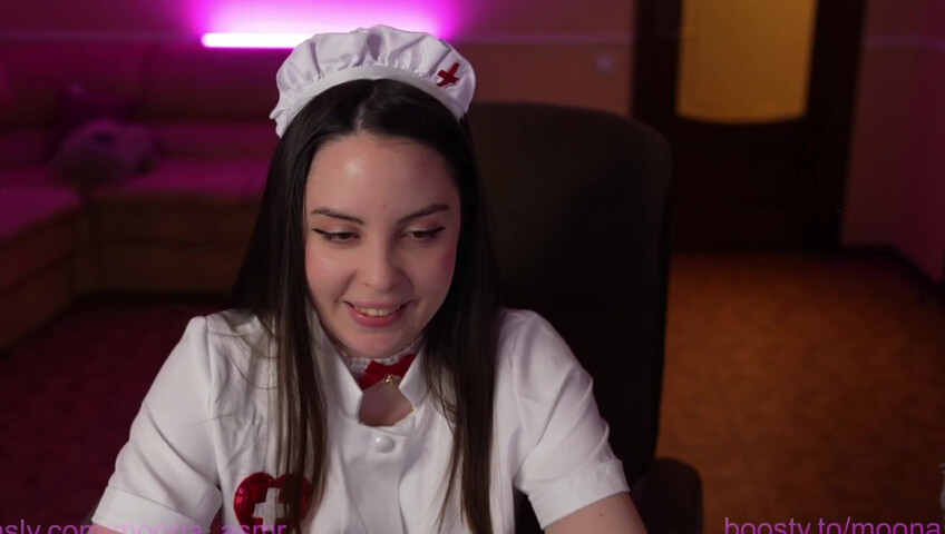 Moona ASMR - 27 September - 2025 - Fansly Live Stream | Nurse RP