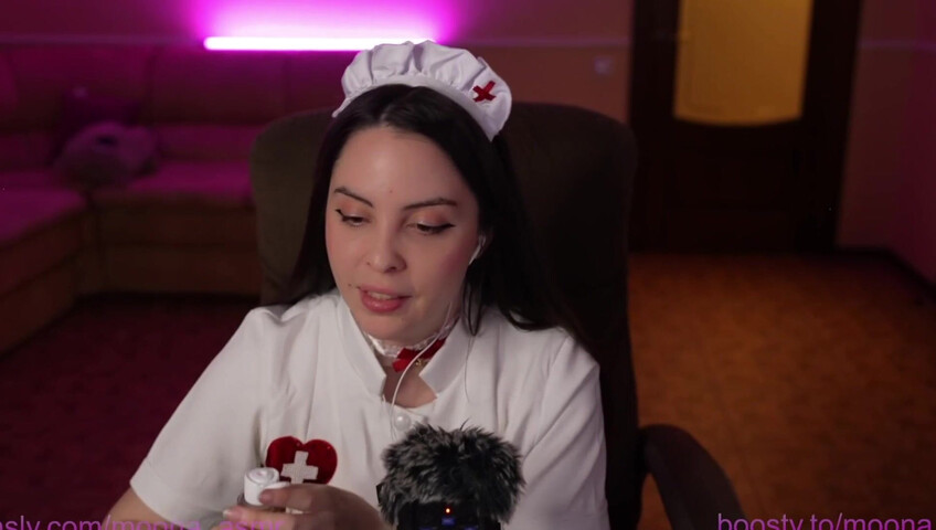 Moona ASMR - 27 September - 2025 - Fansly Live Stream | Nurse RP