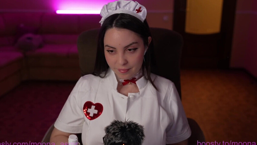 Moona ASMR - 27 September - 2025 - Fansly Live Stream | Nurse RP