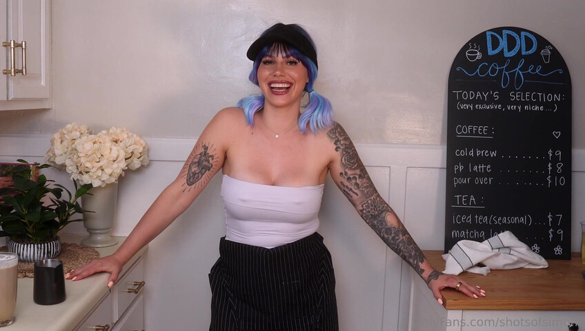 ShotsofSimone - Barista Roleplay | NEW JOI