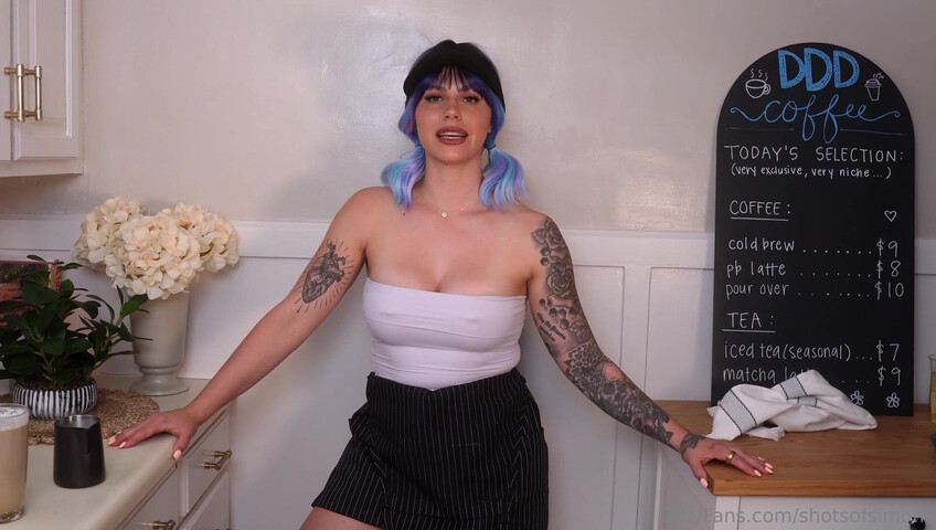 ShotsofSimone - Barista Roleplay | NEW JOI
