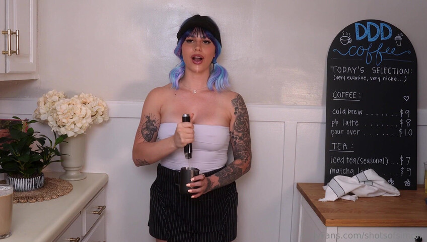 ShotsofSimone - Barista Roleplay | NEW JOI