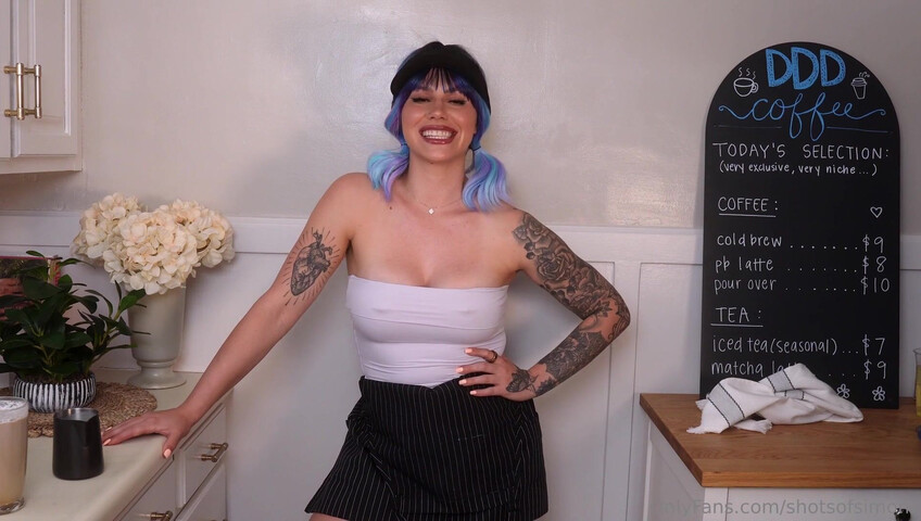 ShotsofSimone - Barista Roleplay | NEW JOI