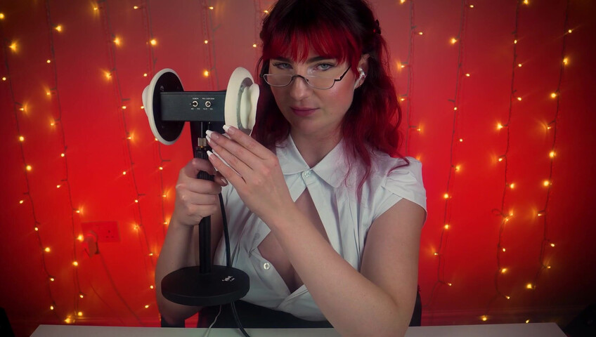 SacredXO - ASMR Earlicking & Audio Panning - Deep Licking & Fluttering