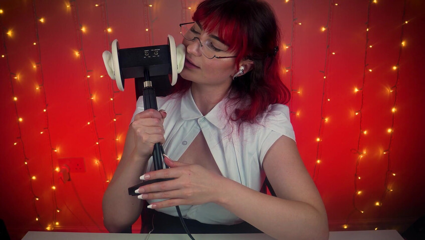 SacredXO - ASMR Earlicking & Audio Panning - Deep Licking & Fluttering