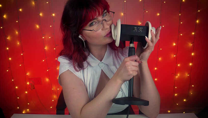 SacredXO - ASMR Earlicking & Audio Panning - Deep Licking & Fluttering