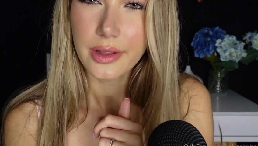 Sabrina Vaz – ASMR Pink Lips Whisper Exactly How I’m Going to Suck You Dry Tonight