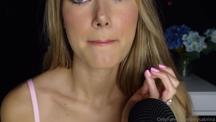 Sabrina Vaz – ASMR Pink Lips Whisper Exactly How I’m Going to Suck You Dry Tonight