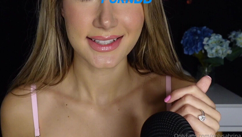 Sabrina Vaz – ASMR Pink Lips Whisper Exactly How I’m Going to Suck You Dry Tonight