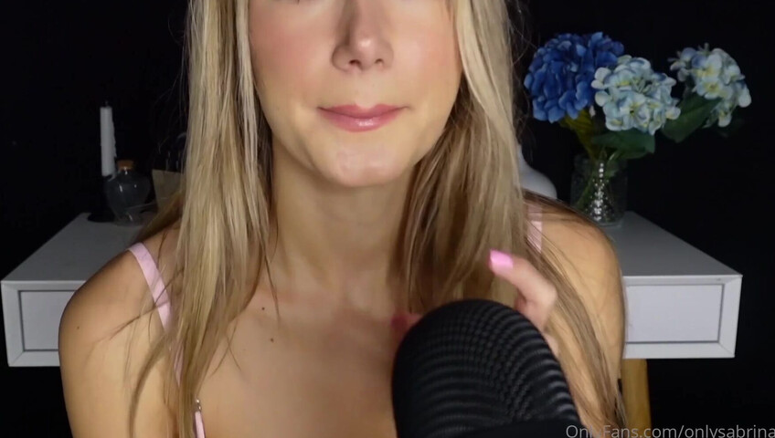Sabrina Vaz – ASMR Pink Lips Whisper Exactly How I’m Going to Suck You Dry Tonight