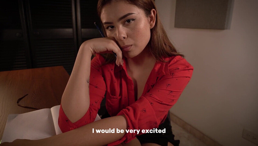 VicoASMR - Hot Latina Teacher Mrs Jerkings- Fuck Me Now or I Will Fail You [ENG SUB]