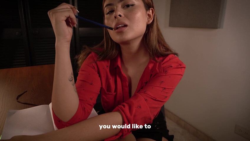 VicoASMR - Hot Latina Teacher Mrs Jerkings- Fuck Me Now or I Will Fail You [ENG SUB]