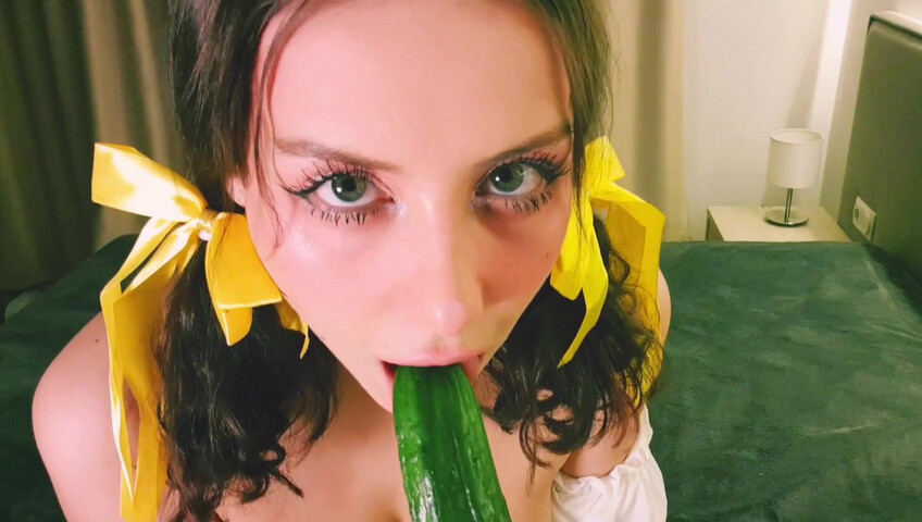 Trisha ASMR – I’m Getting Naughty Tonight | Cucumber Blowjob