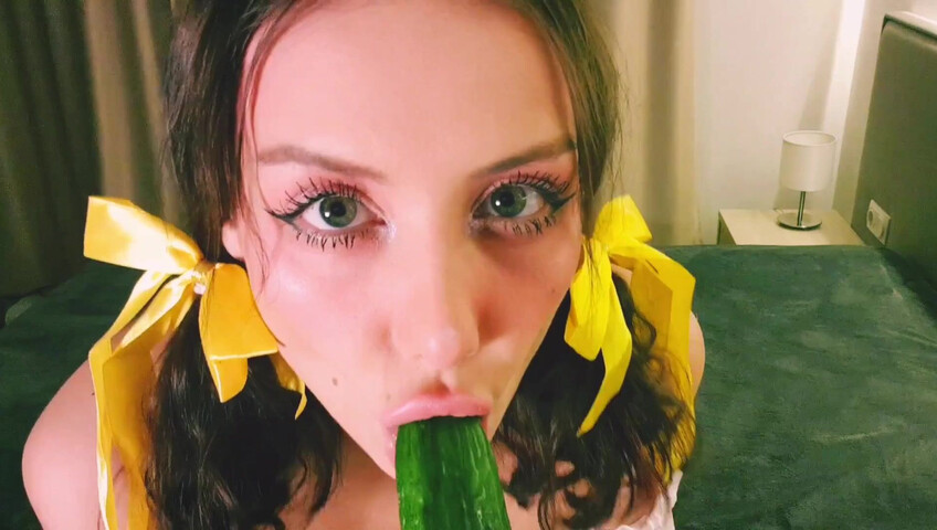 Trisha ASMR – I’m Getting Naughty Tonight | Cucumber Blowjob