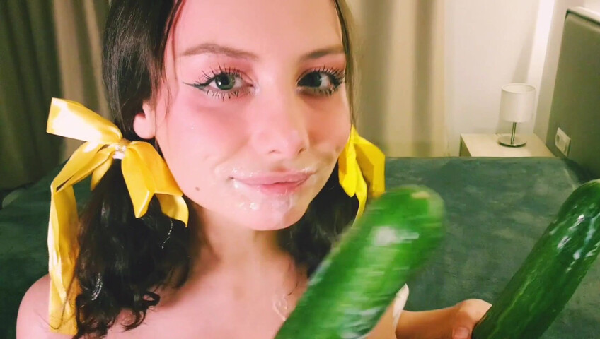 Trisha ASMR – I’m Getting Naughty Tonight | Cucumber Blowjob