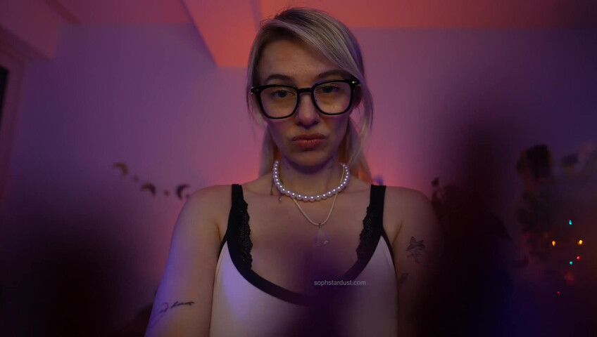 Soph Stardust ASMR - Personal Attention | Boobs Tapping & Undressing