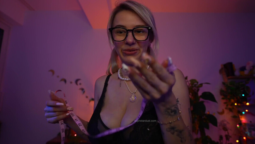 Soph Stardust ASMR - Personal Attention | Boobs Tapping & Undressing