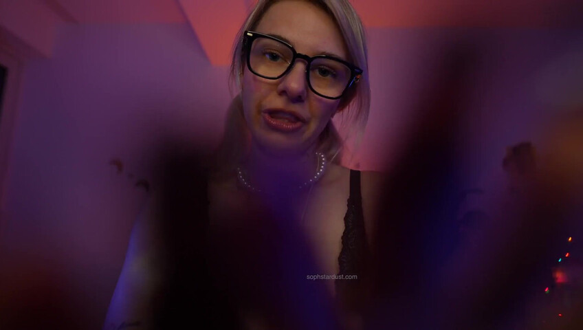 Soph Stardust ASMR - Personal Attention | Boobs Tapping & Undressing