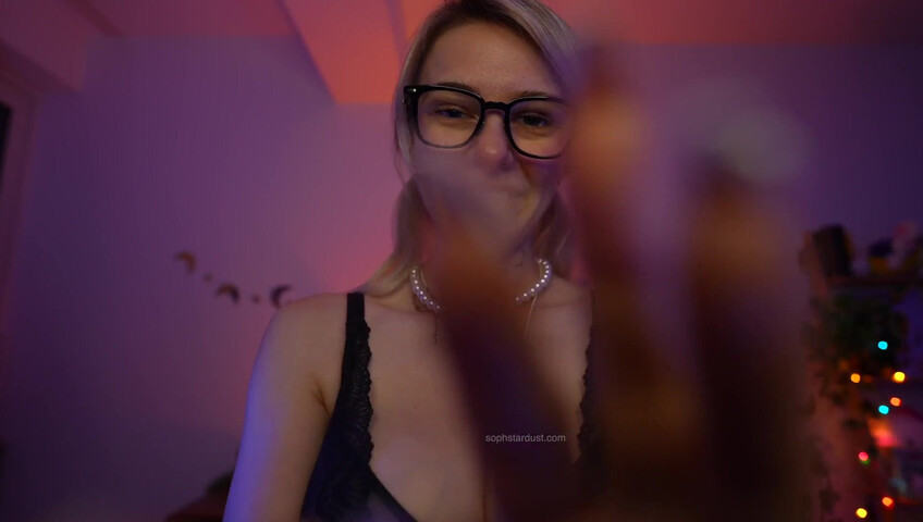 Soph Stardust ASMR - Personal Attention | Boobs Tapping & Undressing