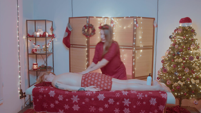 ASMR Massage - Relaxing Masage by Olga to Yolana New Year Special 2025