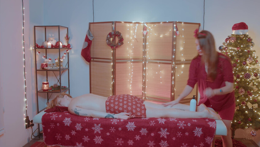 ASMR Massage - Relaxing Masage by Olga to Yolana New Year Special 2025