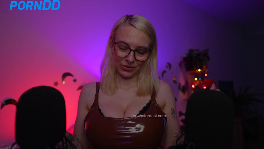 Soph Stardust ASMR - Making Hot & Satisfying Sounds With My Latex Dress & Mouth Sounds