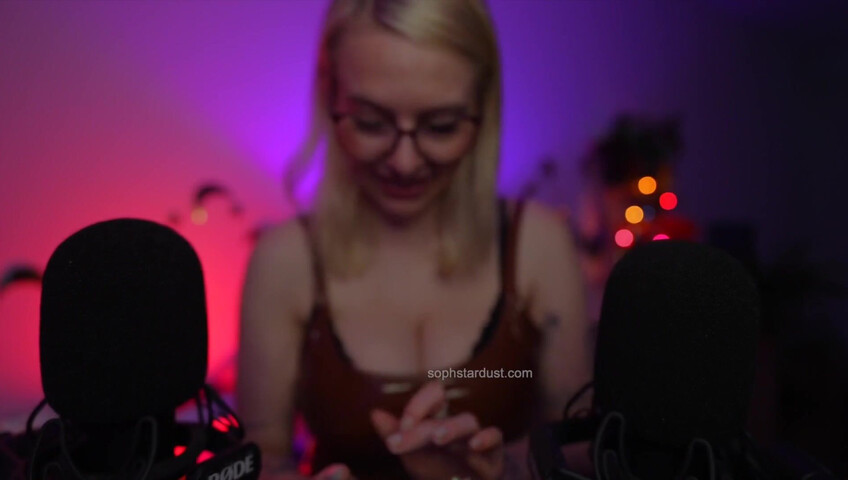 Soph Stardust ASMR - Making Hot & Satisfying Sounds With My Latex Dress & Mouth Sounds