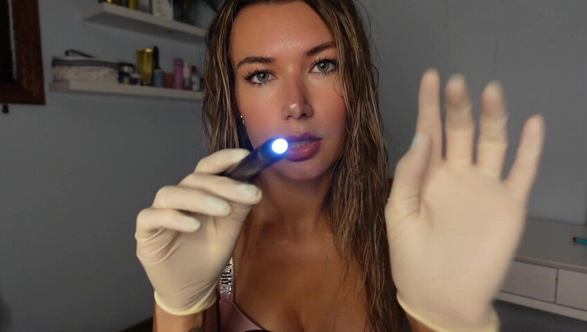 Sabrina Vaz - ASMR Nurse Examines Your Cock