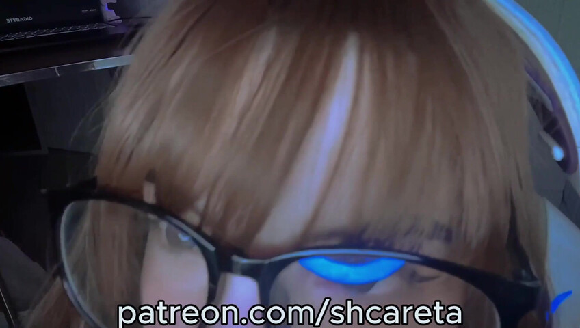 SHCareta ASMR - Ear Licking & Sexy Schoolgirl Outfit