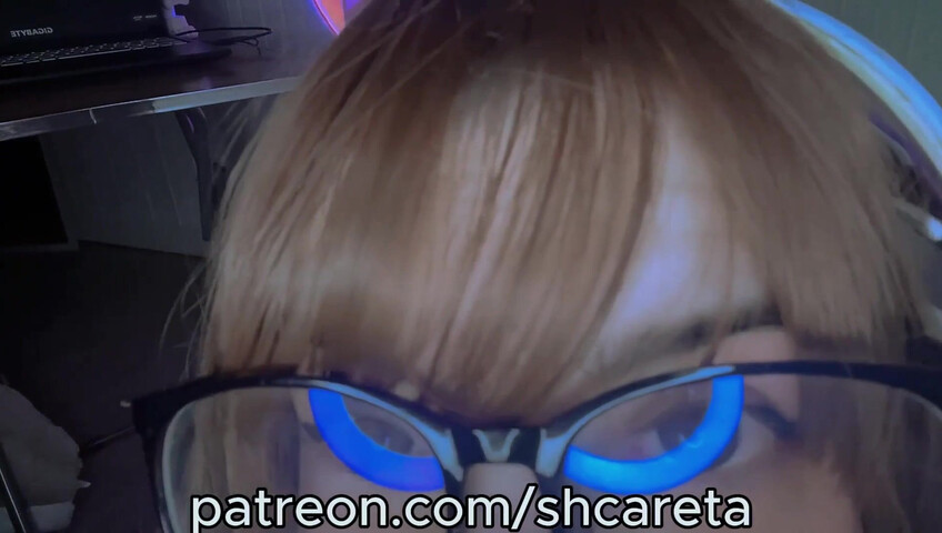 SHCareta ASMR - Ear Licking & Sexy Schoolgirl Outfit