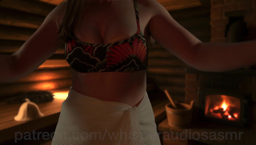 WhisperAudios ASMR - 25 Sep 2025 - Getting HOT in the Sauna