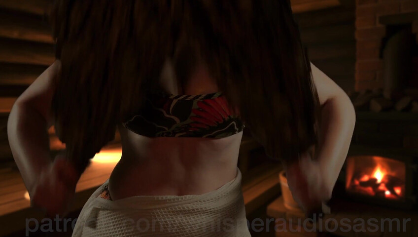 WhisperAudios ASMR - 25 Sep 2025 - Getting HOT in the Sauna